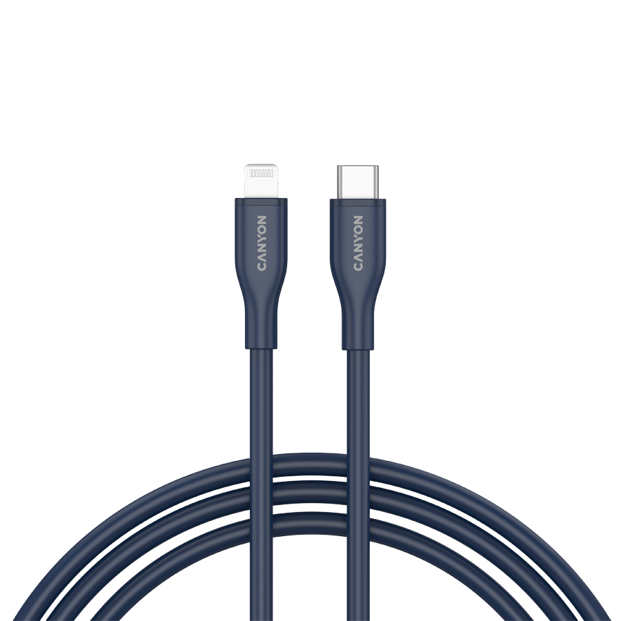 Canyon Lightning Cable C-L 60W MFI 1M - Blue