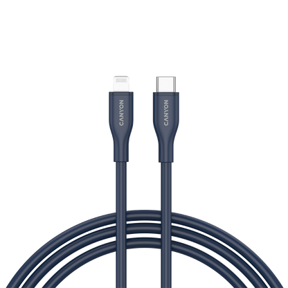 Canyon Lightning Cable C-L 60W MFI 1M - Blue