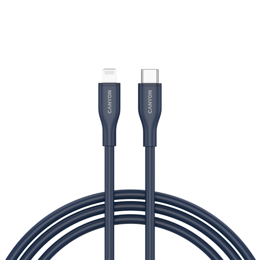 Canyon Lightning Cable C-L 60W MFI 1M - Blue