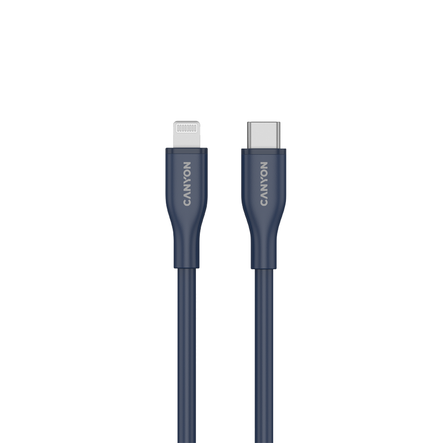 Canyon Lightning Cable C-L 60W MFI 1M - Blue