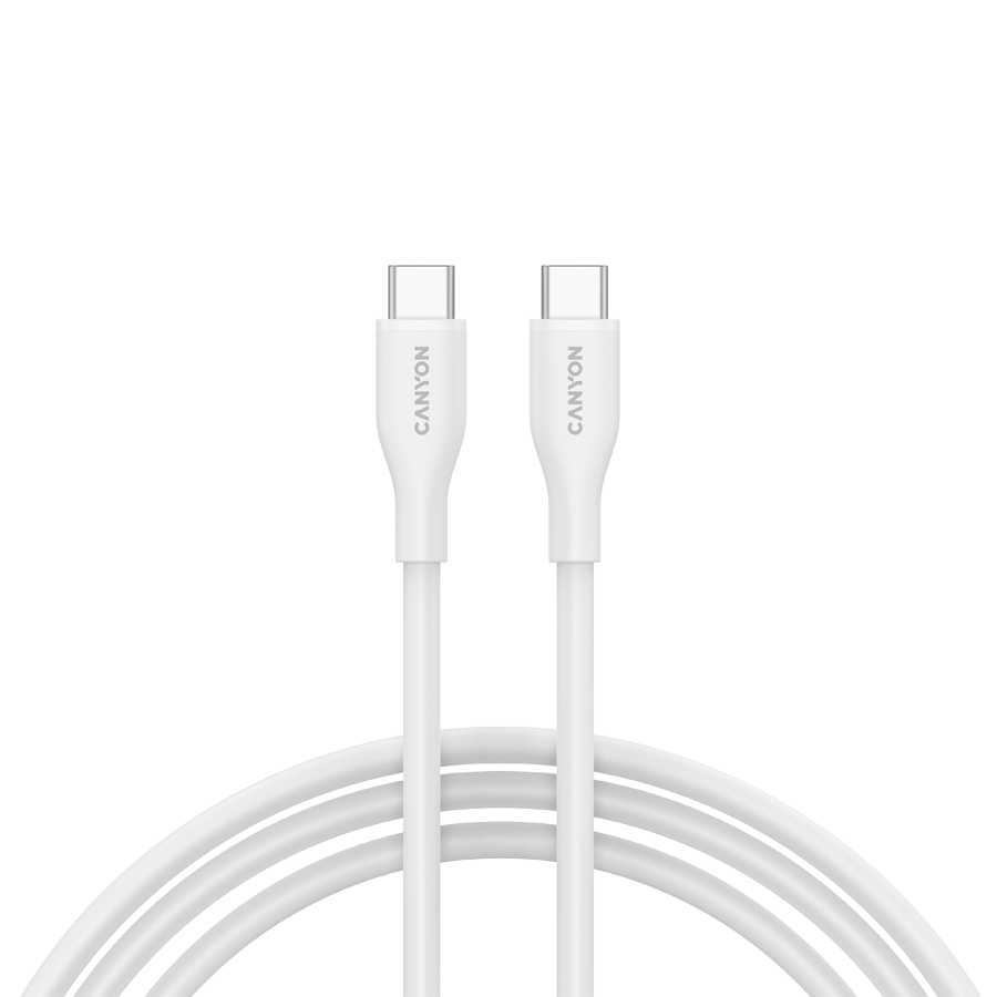 Canyon USB-C Cable CC60SC10 C-C 60W 1M - White