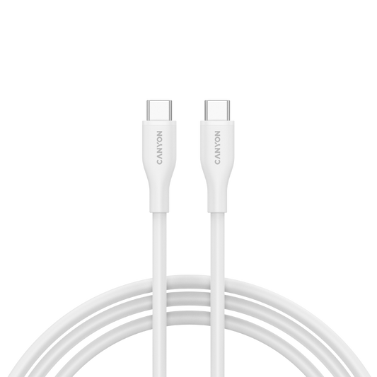 Canyon USB-C Cable CC60SC10 C-C 60W 1M - White