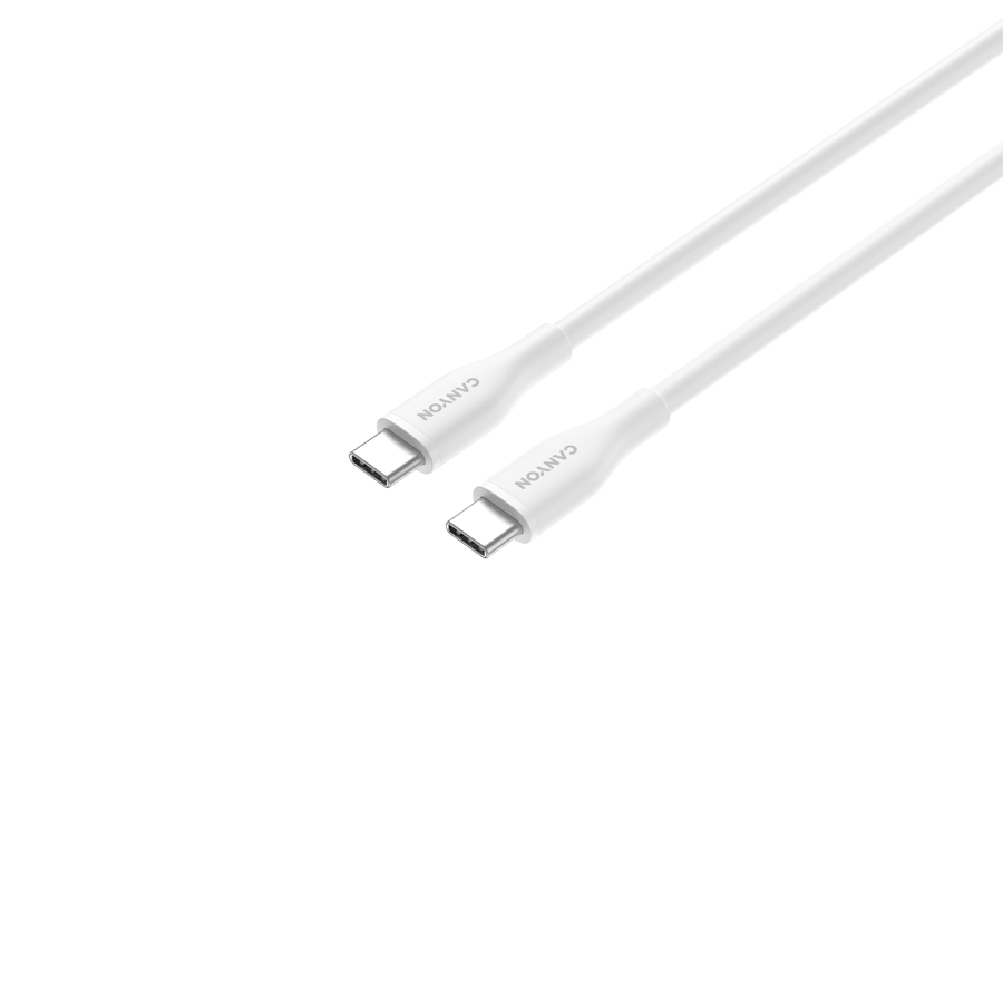 Canyon USB-C Cable CC60SC10 C-C 60W 1M - White