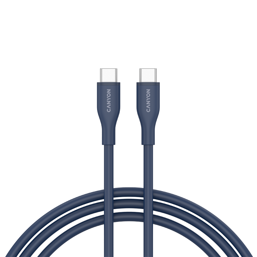 Canyon USB-C Cable CC60SC10 C-C 60W 1M - Dark Blue
