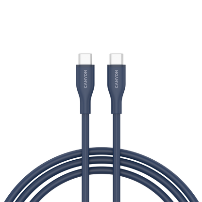 Canyon USB-C Cable CC60SC10 C-C 60W 1M - Dark Blue