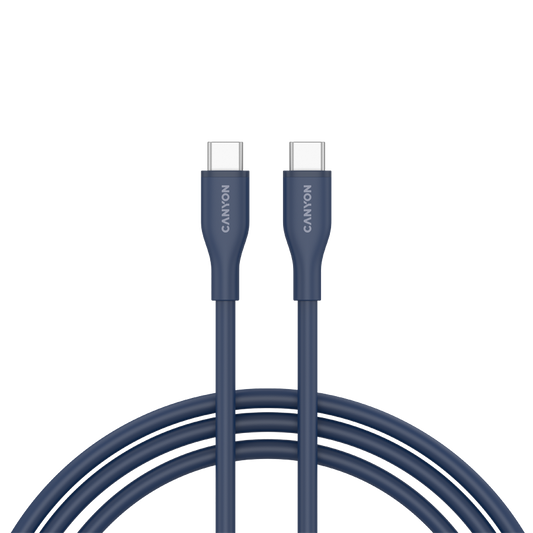 Canyon USB-C Cable CC60SC10 C-C 60W 1M - Dark Blue