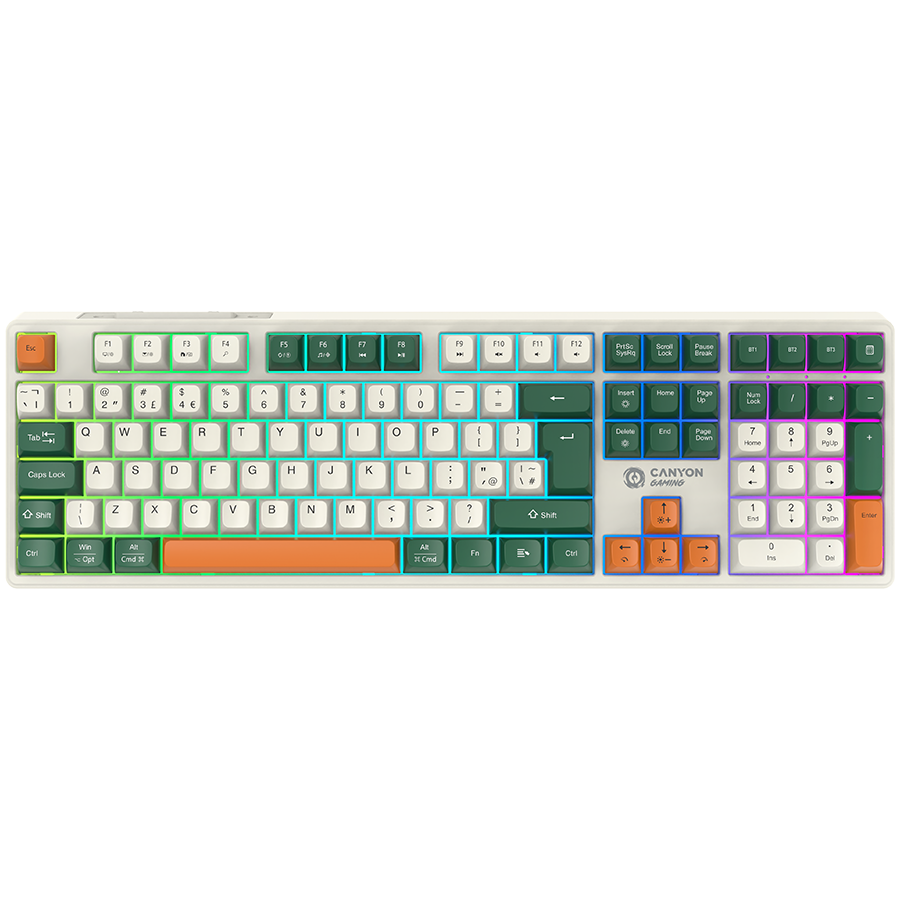 Canyon Wireless Mechanical Keyboard Shadder GKW-11 - White