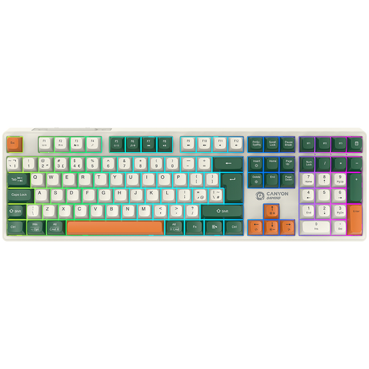 Canyon Wireless Mechanical Keyboard Shadder GKW-11 - White