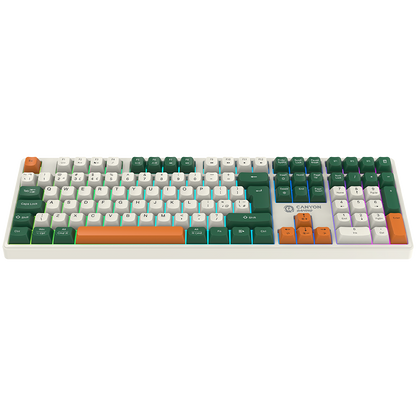 Canyon Wireless Mechanical Keyboard Shadder GKW-11 - White