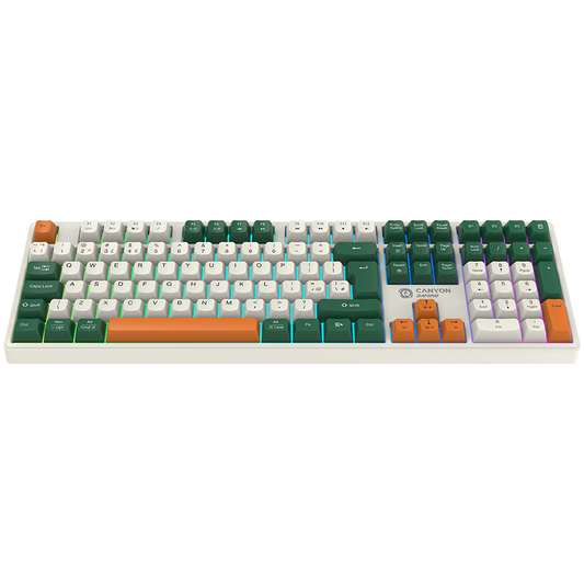 Canyon Wireless Mechanical Keyboard Shadder GKW-11 - White