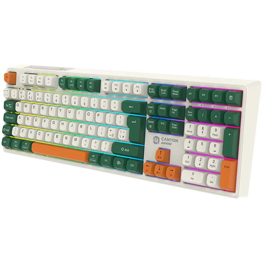 Canyon Wireless Mechanical Keyboard Shadder GKW-11 - White