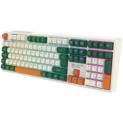 Canyon Wireless Mechanical Keyboard Shadder GKW-11 - White