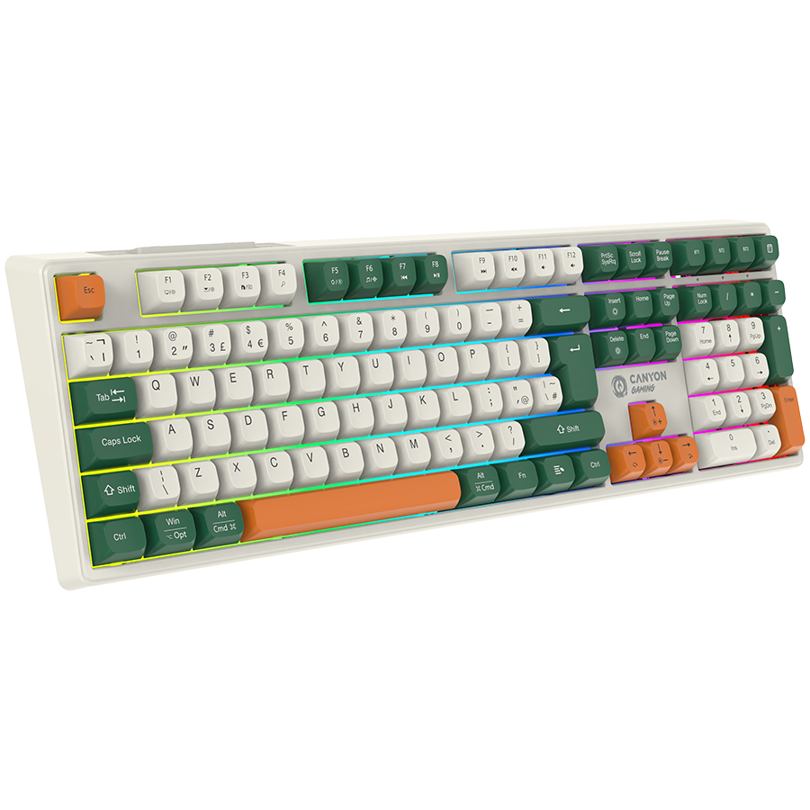 Canyon Wireless Mechanical Keyboard Shadder GKW-11 - White