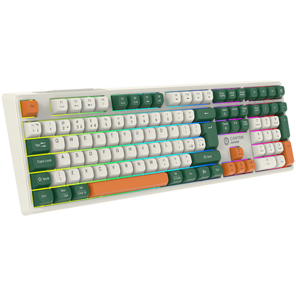 Canyon Wireless Mechanical Keyboard Shadder GKW-11 - White