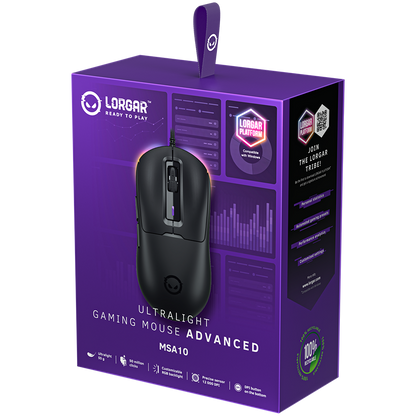 Lorgar Gaming Mouse Advanced MSA10 - Black