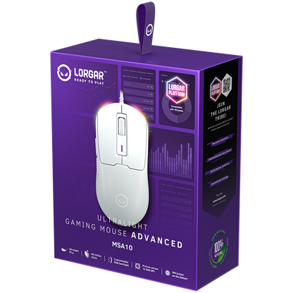 Lorgar Wireless Gaming Mouse Advanced MSA10 - White