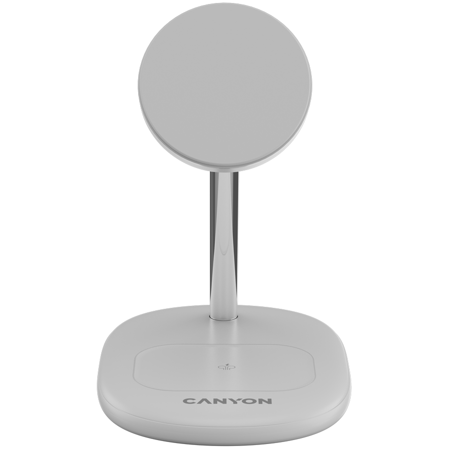 Canyon WCS-205 15W Qi2 2-in-1 Wireless Charger - White