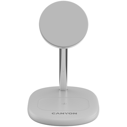 Canyon WCS-205 15W Qi2 2-in-1 Wireless Charger - White