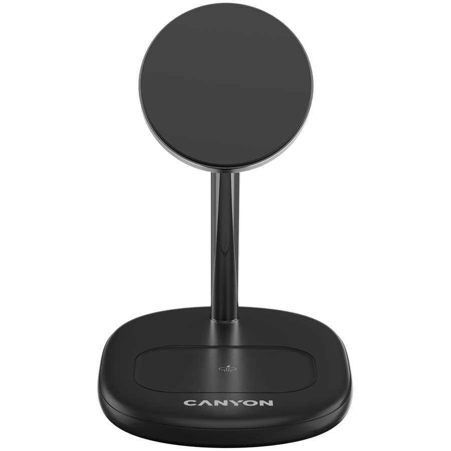 Canyon WCS-205 15W Qi2 2-in-1 Wireless Charger - Black