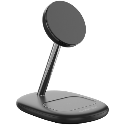 Canyon WCS-205 15W Qi2 2-in-1 Wireless Charger - Black