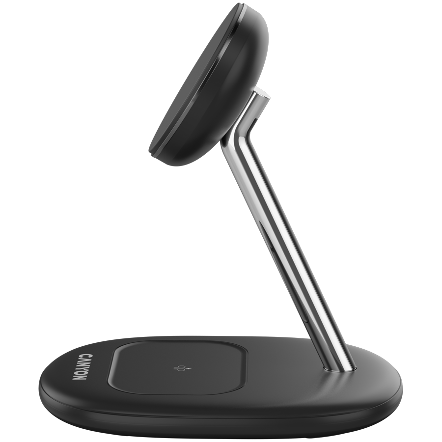 Canyon WCS-205 15W Qi2 2-in-1 Wireless Charger - Black