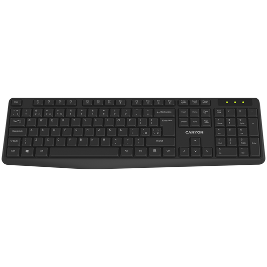 Canyon KB-W01 Wireless Keyboard - Black