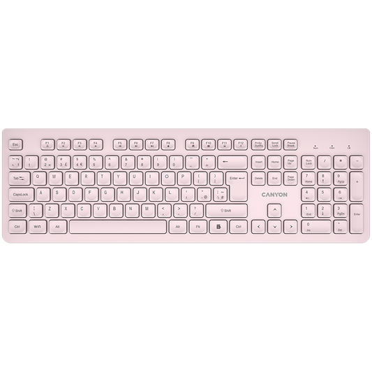 Canyon Silent Wireless Keyboard HKB-W01 - Beige