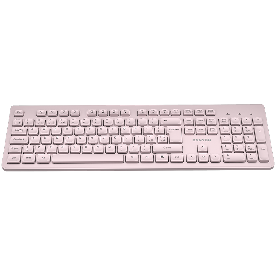 Canyon Silent Wireless Keyboard HKB-W01 - Beige