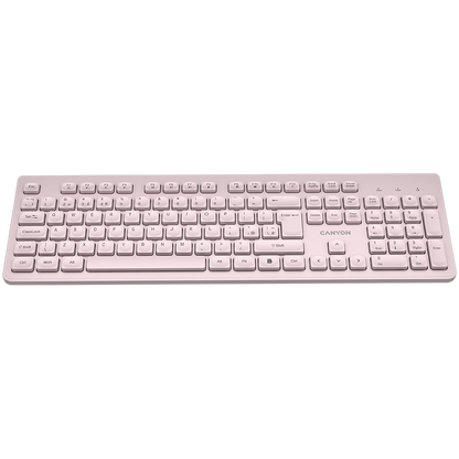 Canyon Silent Wireless Keyboard HKB-W01 - Beige