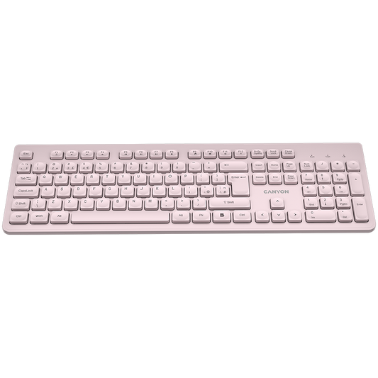Canyon Silent Wireless Keyboard HKB-W01 - Beige