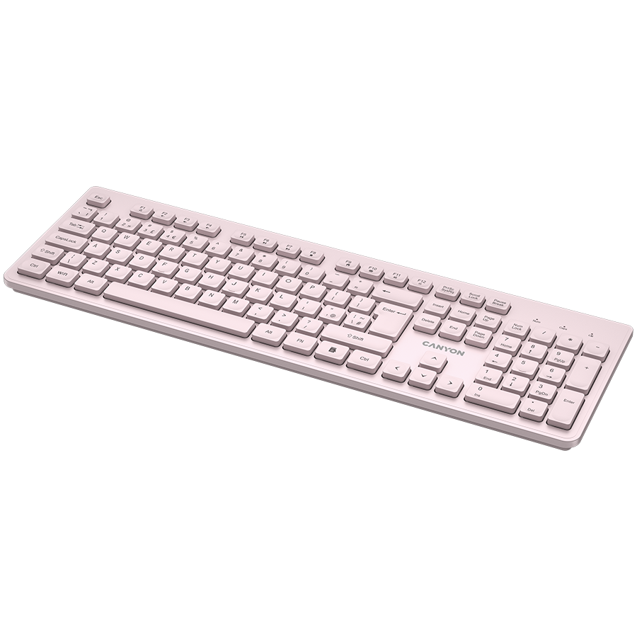 Canyon Silent Wireless Keyboard HKB-W01 - Beige