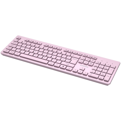 Canyon Silent Wireless Keyboard HKB-W01 - Pink