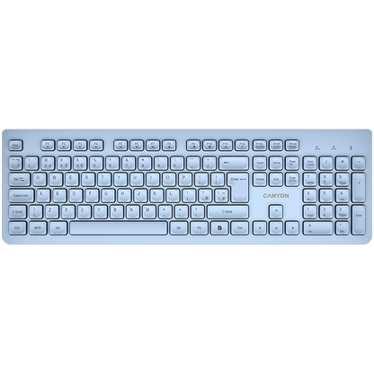 Canyon Silent Wireless Keyboard HKB-W01 - Blue