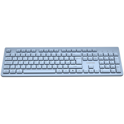 Canyon Silent Wireless Keyboard HKB-W01 - Blue
