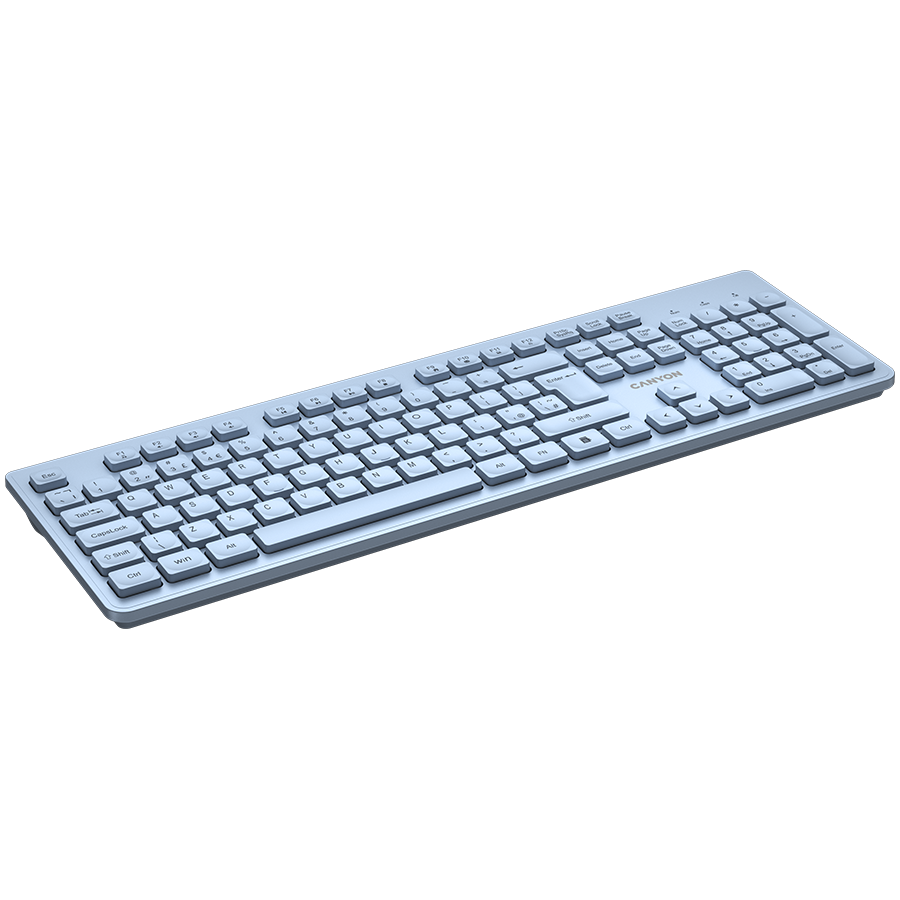 Canyon Silent Wireless Keyboard HKB-W01 - Blue