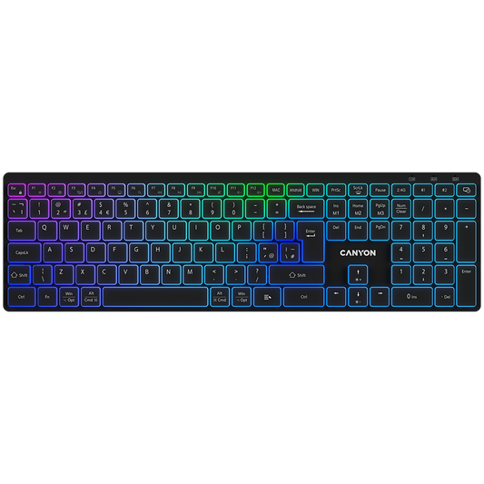 Canyon Wireless Keyboard HKB-W11 - Black