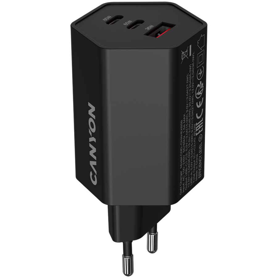 Canyon Wall Charger Hexagon 65 - Black