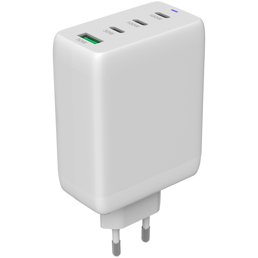 Canyon CU100ACC GaN 100W USB-C/USB-A Charger - White