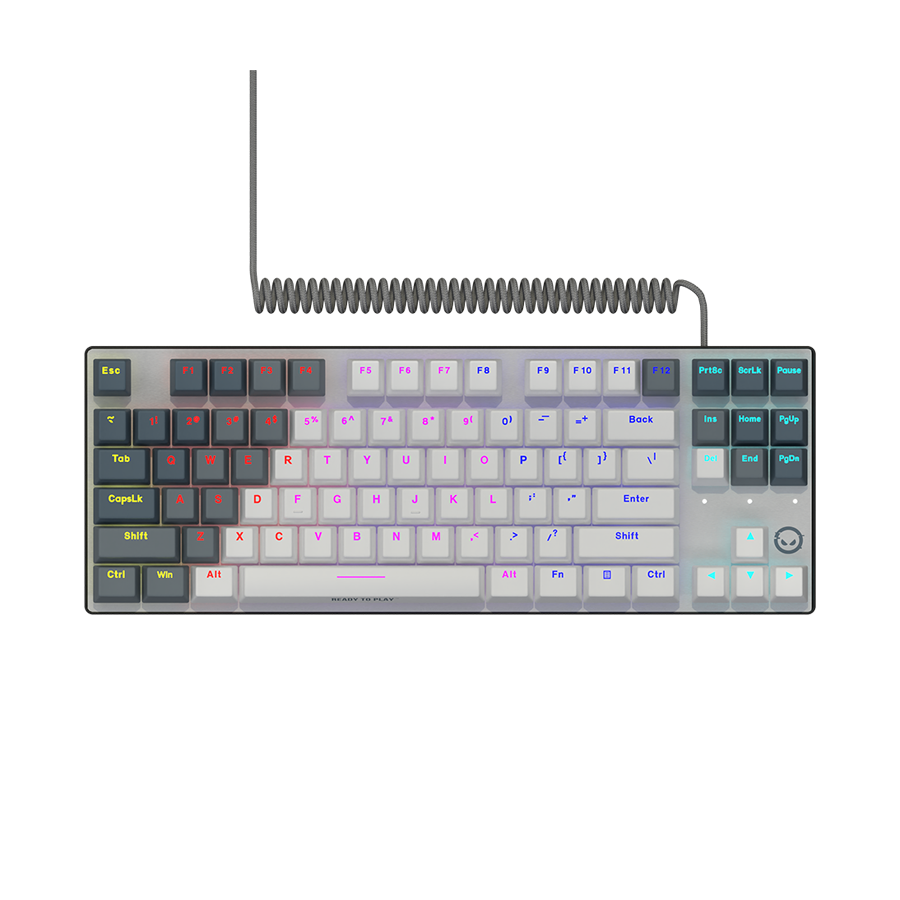 Lorgar Azar 514TKL Gaming Keyboard - White