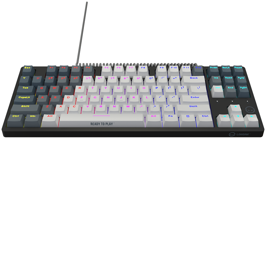Lorgar Azar 514TKL Gaming Keyboard - White