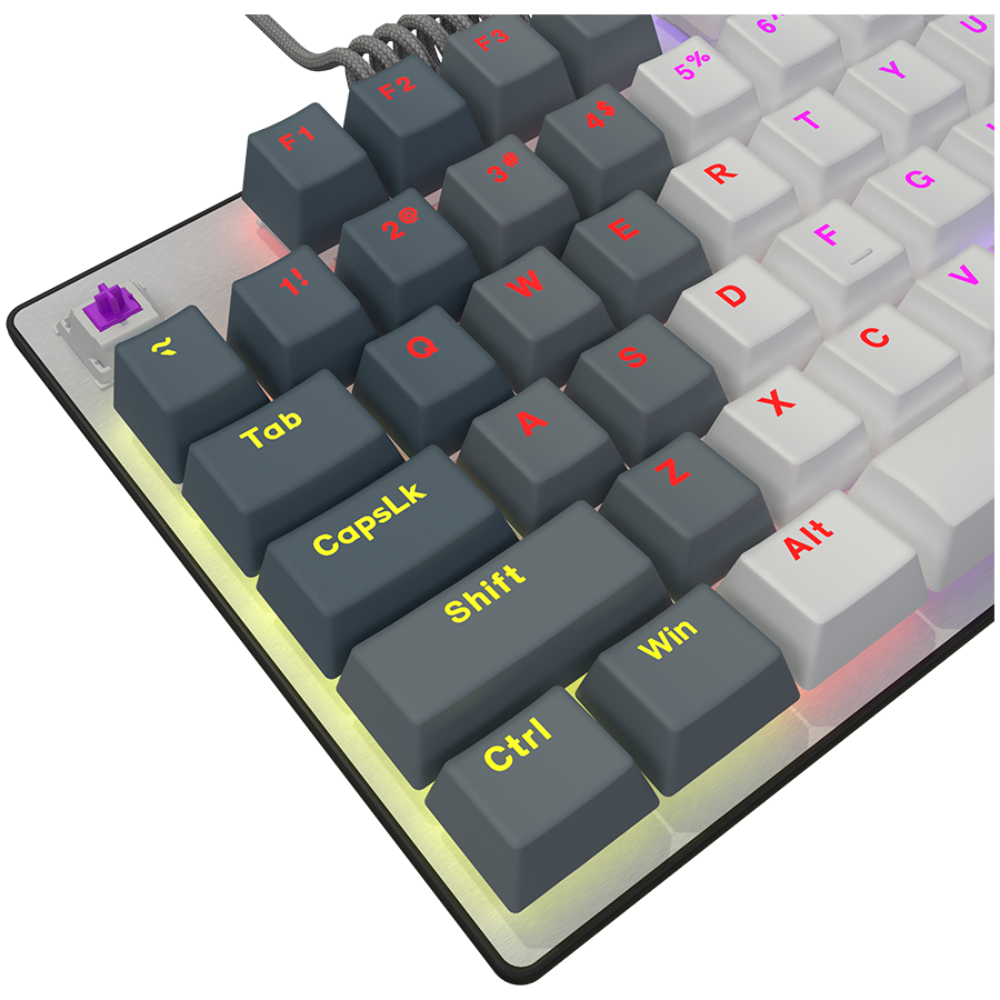 Lorgar Azar 514TKL Gaming Keyboard - White