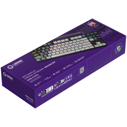 Lorgar Azar 514TKL Gaming Keyboard - White