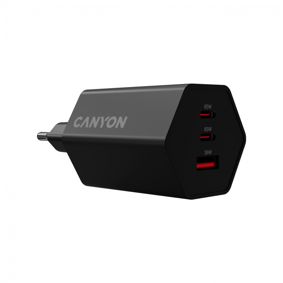 Canyon Wall Charger Hexagon 65 - Black