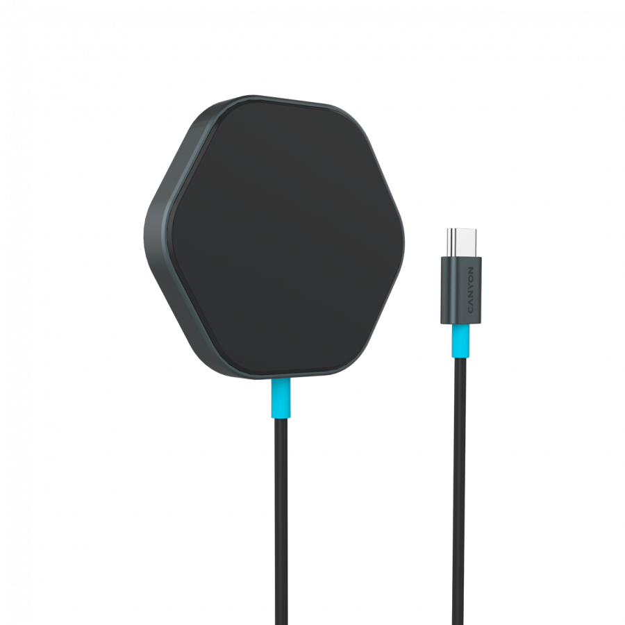 Canyon HEXAGON 110 15W Qi2 Wireless Charger - Black