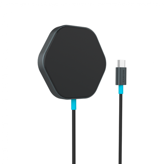 Canyon HEXAGON 110 15W Qi2 Wireless Charger - Black