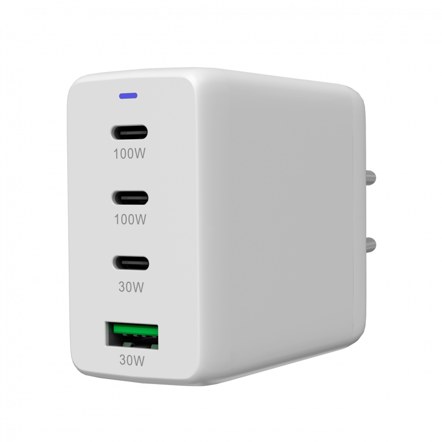 Canyon CU100ACC GaN 100W USB-C/USB-A Charger - White