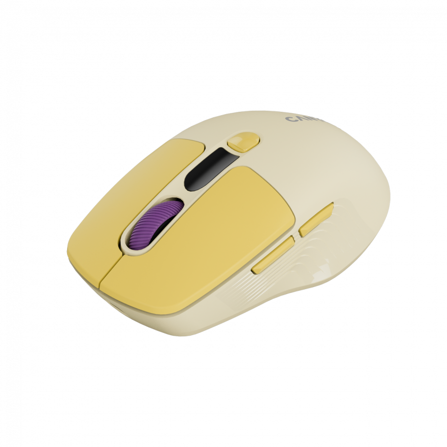 Canyon Silent Dual Mode Wireless Mouse MW-26 - Yellow