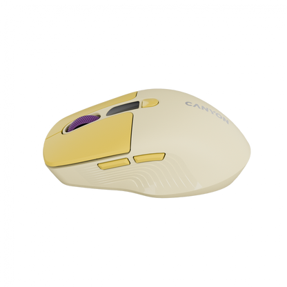 Canyon Silent Dual Mode Wireless Mouse MW-26 - Yellow