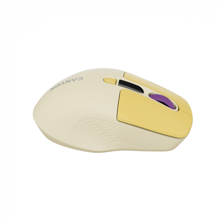 Canyon Silent Dual Mode Wireless Mouse MW-26 - Yellow