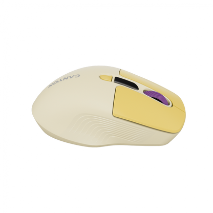 Canyon Silent Dual Mode Wireless Mouse MW-26 - Yellow